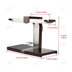 Fondeur de fromage à <span class=keywords><strong>raclette</strong></span> commercial réglable 650w, machine à faire fondre le fromage pour une moitié de roue de fromage - Product Image 6