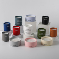 Yoyolo Nouvelle bougie aromathérapeutique en cire de soja naturelle à la mode, faite à la main, avec logo personnalisé, pot en céramique parfumé