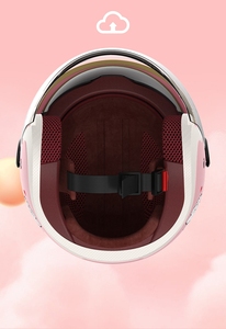 Nouveau Ece Dot Casco Casque Ouvert de Moto Casque Demi-Face Avec Double Visière pas Cher - Product Image 6