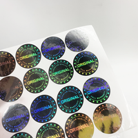 Autocollants holographiques originaux à effet simple, autocollants laser holographiques de sécurité et de garantie