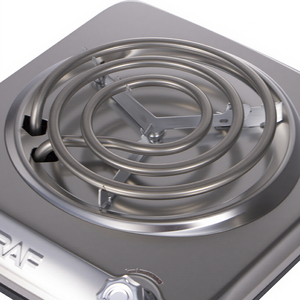 Cuisinière électrique RAF R.8063 à bobine unique en acier inoxydable pour une chaleur uniforme, une cuisson rapide et une utilisation quotidienne facile - Product Image 5