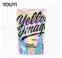 Sachets Doypack Personnalisés Anti-Odeur pour Bonbons, Biscuits, Grains de Café – Emballage Scellable à Chaud, Sacs Holographiques 250g 500g 1kg