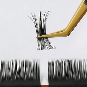 ขนตาปลอมแบบกำมะหยี่สำหรับต่อขนตาแบบเส้นต่อเส้น แบรนด์ส่วนตัว ขนตาแบบวอลลุ่ม ถาดขนตาขายส่ง รับผลิตแบบ OEM ODM - Product Image 6