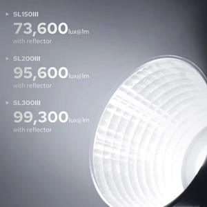 <span class=keywords><strong>Godox</strong></span> SL200III Bi 215W 2800-6500K Lumière vidéo LED bicolore avec monture Bowens et système sans fil X pour la prise de vue en studio et l'enregistrement vidéo - Product Image 3