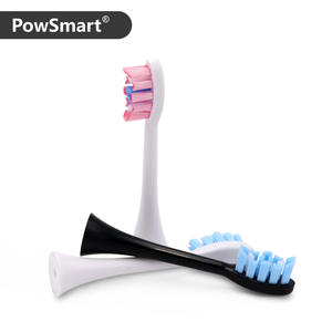 Tête de <span class=keywords><strong>brosse</strong></span> à dents électrique de forme spéciale Technologie des ondes sonores Poils souples Matériau TPR Utilisation domestique Compatible Bitvae - Product Image 5