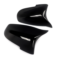 Cubiertas Decorativas para Espejos Retrovisores Laterales JDMotorsport88 en Negro Brillante ABS para BMW Serie 6 F06 F12 F13 2016-2018
