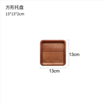 จานสี่เหลี่ยม 13*13*2ซม