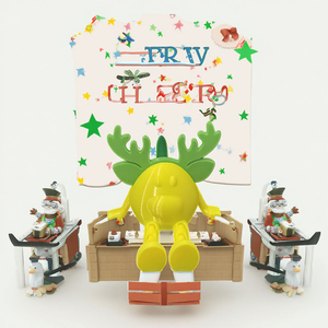 3D Printed Reindeer Articulated Models Flexible Joint Animal Model Figurines 3D Printing <strong>Stuff</strong> <strong>Cheap</strong> Stress Relief - Product Image 3