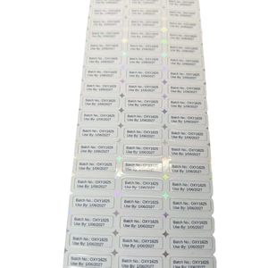 标签定制印刷热转印空白标签片定制尺寸直接热彩色不干胶标签 - Product Image 1