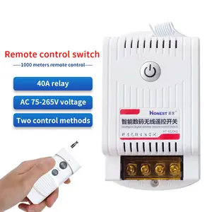 Intelligent wireless 220V remote control switches For Remote pump motor remote control distribution box.