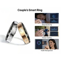 Nuevo Anillo Inteligente de Salud con Diamantes de Imitación de 6.3mm, Control Remoto de la Aplicación, Seguimiento del Sueño, Cuidado Familiar, Ciclo Menstrual, Variabilidad del Estrés y Frecuencia Cardíaca (HRV)