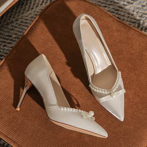 2025 Trending women's High Heels fashion Women's Party formal shoes New Style Crystal Ballroom Single Shoes Trendy Casual Shoes - Product Image 2