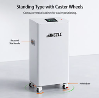 Kit de batterie DIY Jkcell V3 51.2V 314Ah Lifepo4 avec certification CE, aérosol d'extinction d'incendie, CANBUS/RS485 pour 16kWh solaire/électrique