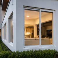 Profil de fenêtre en PVC Fenêtre coulissante en PVC Fenêtres en PVC Économie d'énergie Insonorisation Durable Bâtiment résidentiel Fenêtre en plastique