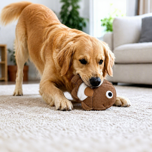 Jouet à mâcher pour chien en cuir fait main de qualité supérieure, collection pour animaleries en gros de Divine International - Product Image 1