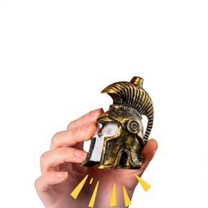Casque de Chevalier Romain en Résine, Crâne, Ocarina Aztec Authentique, Jouet d'effaroucheur pour Fête d'Halloween Horreur - Product Image 1