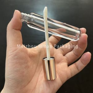 ISMAN Tube de brillant à lèvres dépoli 3ml 5ml, Emballage correcteur or rose, Flacon vide pour fond de teint liquide avec pinceau à lèvres, Brosse à cheveux - Product Image 6