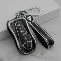 Étui souple en TPU pour clé de voiture GEELY GX3 PRO COOL RAY Emgrand X7 Sport GT EC Proton 7 LC2 GC2, avec porte-clés et pochette