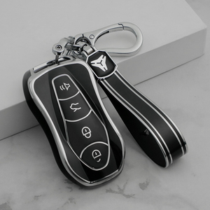 <span class=keywords><strong>Custodia</strong></span> Protettiva Morbida in TPU per Chiavi Auto GEELY GX3 <span class=keywords><strong>PRO</strong></span> COOL RAY Emgrand X7 Sport GT EC Proton 7 LC2 GC2 con Portachiavi - Product Image 6