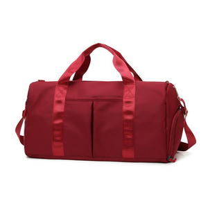 Logo personnalisé couleur unie grande capacité <span class=keywords><strong>sac</strong></span> de voyage pliant valises <span class=keywords><strong>sac</strong></span> fermeture éclair style humide sec séparé <span class=keywords><strong>Sport</strong></span> Fitness <span class=keywords><strong>sac</strong></span> de <span class=keywords><strong>sport</strong></span> de gymnastique - Product Image 2
