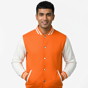 Vestes universitaires OEM pour hommes et femmes, broderie personnalisée, vente en gros de blousons bomber pour écoles, sports, vêtements de mode - Product Image 1