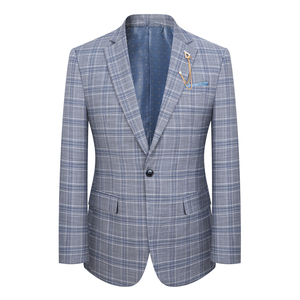 <span class=keywords><strong>Ensemble</strong></span> de <span class=keywords><strong>costume</strong></span> à <span class=keywords><strong>carreaux</strong></span> pour <span class=keywords><strong>homme</strong></span> - Style professionnel version coréenne - Tenue formelle ajustée - Vêtement de mariage pour le témoin et le marié - <span class=keywords><strong>Costume</strong></span> pour <span class=keywords><strong>homme</strong></span> - Product Image 4