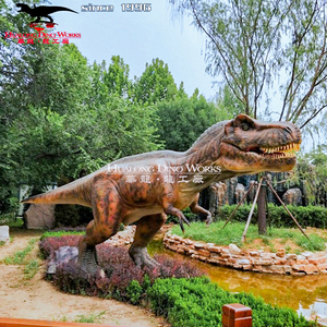 Zigong Dinosauro Fornitore <span class=keywords><strong>di</strong></span> Dinosauro Gomma <span class=keywords><strong>di</strong></span> Silicone a Grandezza naturale T rex Dinosauro - Product Image 2