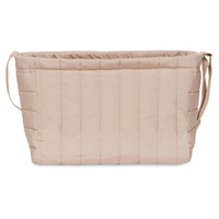 Organisateur de couches matelassé en nylon avec logo de taille personnalisée sac de rangement pour poussette de bébé avec sangle réglable