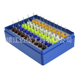 50 Piece Pcb Drill Bit Set 0.5-0.9mm Carbide Metric Short Length For Nonferrous Metals Aluminum Drilling - Product Image 2