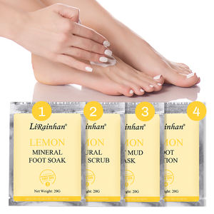 Venta al por mayor Spa Soak Lavanda Relajante Sal de Epsom Natural Etiqueta privada Orgánica Granada Limón Sal de baño - Product Image 3