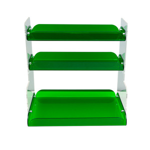 2025 nuovo acrilico rimovibile organizzazione Rack con 3 vassoi scaffali per cosmetici o altre cose scaffale scaffale - Product Image 1