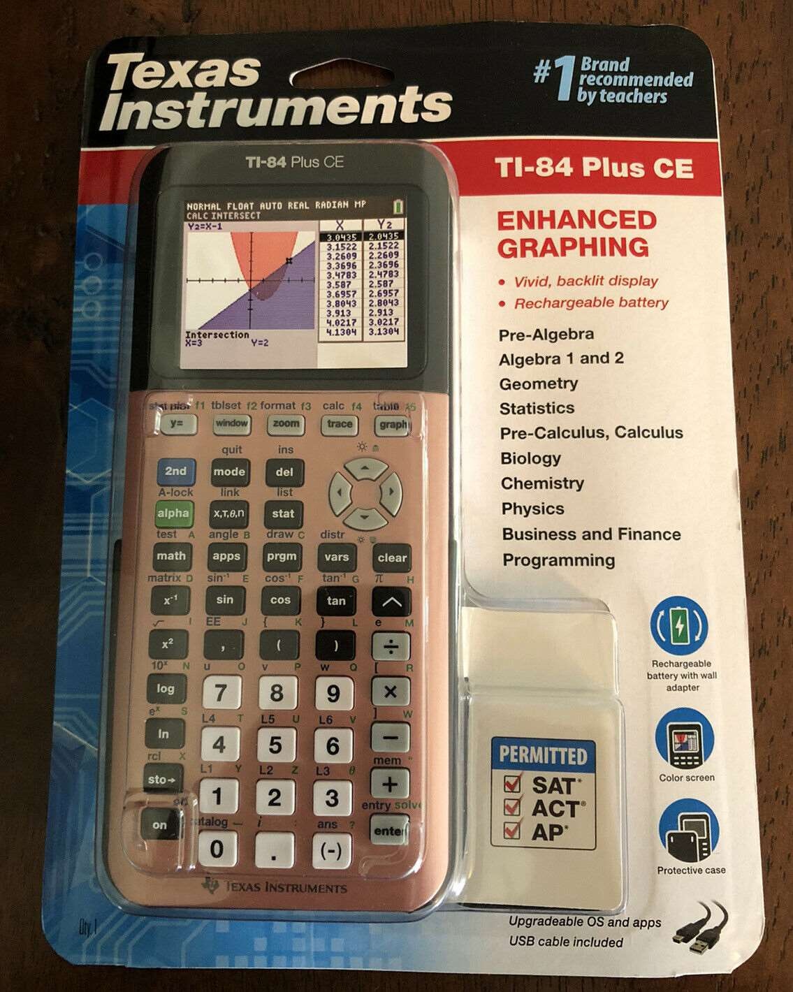 FREE SHIPPING Authentic Texas Instruments TI-84 Plus CE Graphing Calculator Black with free shipping