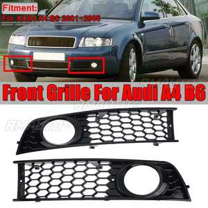 A Pair Mesh Car Front Side Fog <b>Light</b> Lamp Open Vent Grill Grille Honeycomb <b>Hex</b> for Audi A4 B6 2001-2005 Fog <b>Light</b> Grill Bumper - Product Image 1