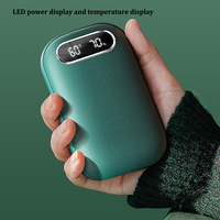 Nouvelle batterie externe portable 10000mAh 2024, rechargeable par USB, chauffe-mains électrique avec chauffage, recharge, chauffe-mains, trésor