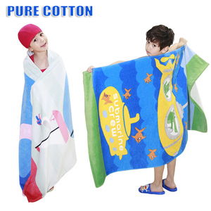 Toalla de Baño Rectangular de Algodón Grueso con Diseño de Dibujos Animados, Estilo Europeo Americano, Estampada, de Terciopelo Cortado, para Adultos y Niños, Tamaño Grande, para <span class=keywords><strong>Playa</strong></span> - Product Image 1