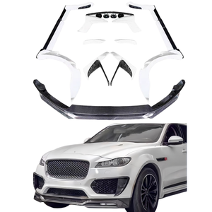 <span class=keywords><strong>Kit</strong></span> de Carrocería de Fibra de Carbono para <span class=keywords><strong>Jaguar</strong></span> F-PACE 2015-2020, Estilo LMA, Guardabarros Anchos, Difusor Delantero, Faldones Laterales, Alerón Trasero, Parachoques - Product Image 1