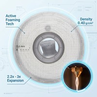 Filament moussant Aero PLA 1,75 mm ultra-léger, faible densité, matériau d'impression 3D, température d'impression 190-230°C pour RC