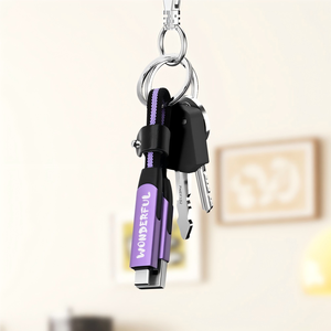 Многофункциональный кабель для зарядки 60 Вт, 6-в-1, быстрая зарядка, нейлоновая оплетка, OTG, для iPhone, Galaxy, универсальный USB-адаптер - Product Image 6