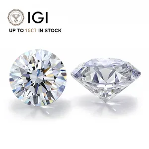 Vendita all'ingrosso stargem IGI certificata lab diamond D EX VVS VS 0.3ct 0.4ct 0.5ct sfuso diamante rotondo taglio CVD HTHP Lab