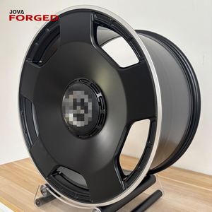 Rines JOVA de 21 y 22 Pulgadas, Súper Cóncavos, Negros Brillantes, Forjados, para Mercedes Benz GLE 450 2019 - Product Image 3