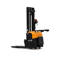 Chentu 1,5 tonne 3m 550 Empileur à vérins latéraux étroits, couleur personnalisable en option, vérin de support latéral pour hauteur de levage supérieure à 3m, tout-terrain