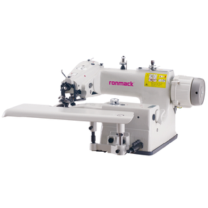 Machine à point invisible industrielle RONMACK RM-813 avec moteur à entraînement direct, alimentation manuelle, point de chaînette pour l'industrie du vêtement - Product Image 2