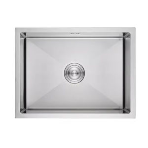 Évier de cuisine en acier inoxydable moderne personnalisé de haute qualité fait à la main à une seule cuve - Product Image 3