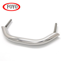 FOYO Main courante ovale en acier inoxydable 304 de qualité marine, 10-18 pouces, avec goujon de 5/16 pouces pour yacht et camping-car