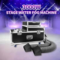 Machine à brouillard fumigène à eau, machine à brouillard sec pour scène, mariage, fête, DJ, disco, équipement d'effets DMX 512, machine à brouillard basse 3000W