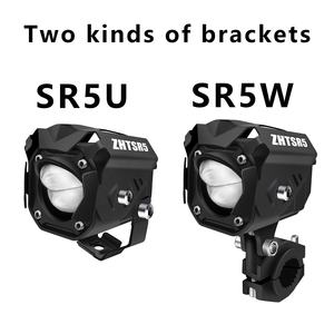 2 Stück Motorrad-Scheinwerfer LED-Frontlicht Mini-Fahrlicht Arbeitsleuchte Nebelscheinwerfer für Motorrad Auto LKW SR5U - Product Image 4