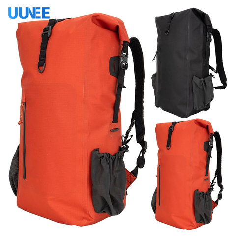 OEM Custom Logo 30L PVC Waterproof Dry Bag Fashionable Tactical Outdoor Camping Backpack for Kayak Climbing Manufacturer's