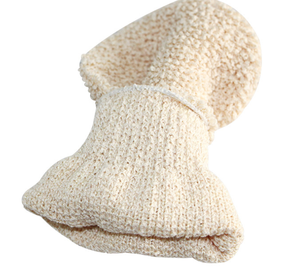 Cây gai dầu tự nhiên và sợi tre tự nhiên tắm găng tay Găng tay <span class=keywords><strong>Mitt</strong></span> cho tẩy tế bào chết và cơ thể Scrubber - Product Image 2