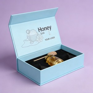 Caja de Embalaje de Cartón para Regalo de Miel de Lujo, Impresa con Tinta de Soya, Personalizada, de Alta Calidad, al por Mayor - Product Image 2