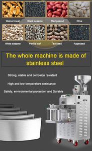Máquina de Prensado en Frío de Aceite de Sésamo, Prensas de Aceite, Máquina Comercial para Prensar Aceite - Product Image 3